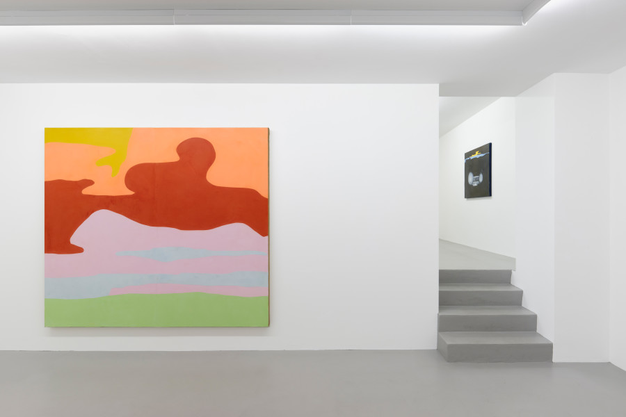 Installation view, Sophie Reinhold, Mercedes Benz, Galerie Philippzollinger, 2022. Photo credit: Conradin Frei