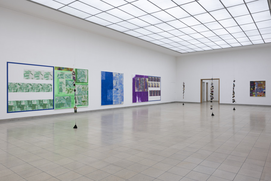 Rochelle Feinstein, The Today Show, installation view, Kunsthaus Glarus, 2025. Photo: Gina Folly. Courtesy the artist and Candice Madey Gallery