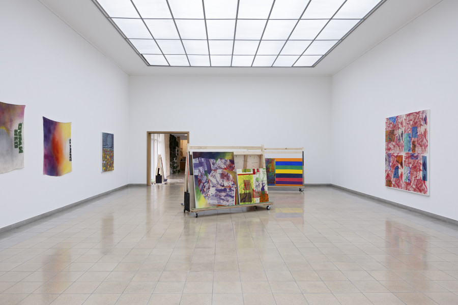 Rochelle Feinstein, The Today Show, installation view, Kunsthaus Glarus, 2025. Photo: Gina Folly. Courtesy the artist and Candice Madey Gallery