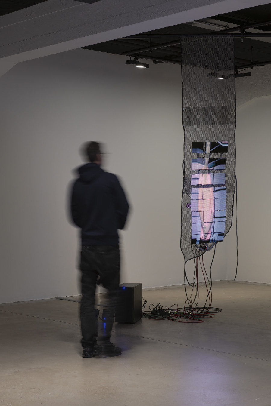 Lukas Truniger, Archives of infinite perspectives, 2026, «Lukas Truniger, Isabell Bullerschen, Rhona Mühlebach – Swiss Media Art – Pax Art Awards 2025», 2026, HEK, photo: Franz Wamhof