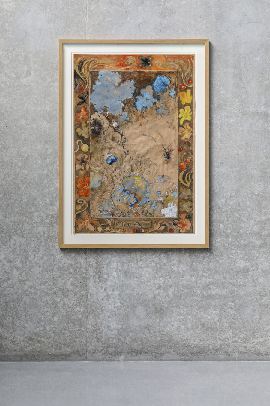 Günter Brus, Europa, 1979, Exhibition view third floor Kunsthaus Bregenz, 2024. Photo: Markus Tretter. Courtesy of the artist. © Günter Brus, Kunsthaus Bregenz