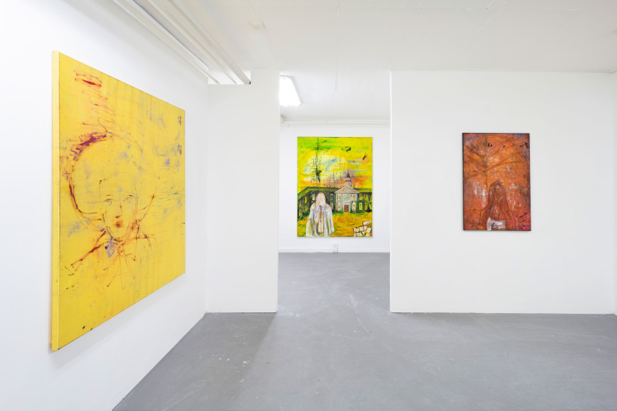 Exhibition view of Forever Home by Anne Fellner at Damien & The Love Guru, 2022, Photo: Claude Barrault