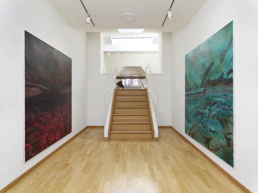 Exhibition view, 01/In-Situ: Scale, distance and itimacy adust. Not a white cube. A lived space. Noah Kohlbrenner, Body Archive, Zürich. Photo credit: Felix Jungo