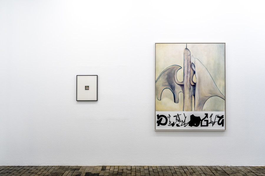 Vue d’exposition de Dialogue of the Dogs de Will Benedict au Centre d’Art Contemporain Genève (15.10.2022‒18.12.2022). © Centre d’Art Contemporain Genève. Photo : Julien Girard