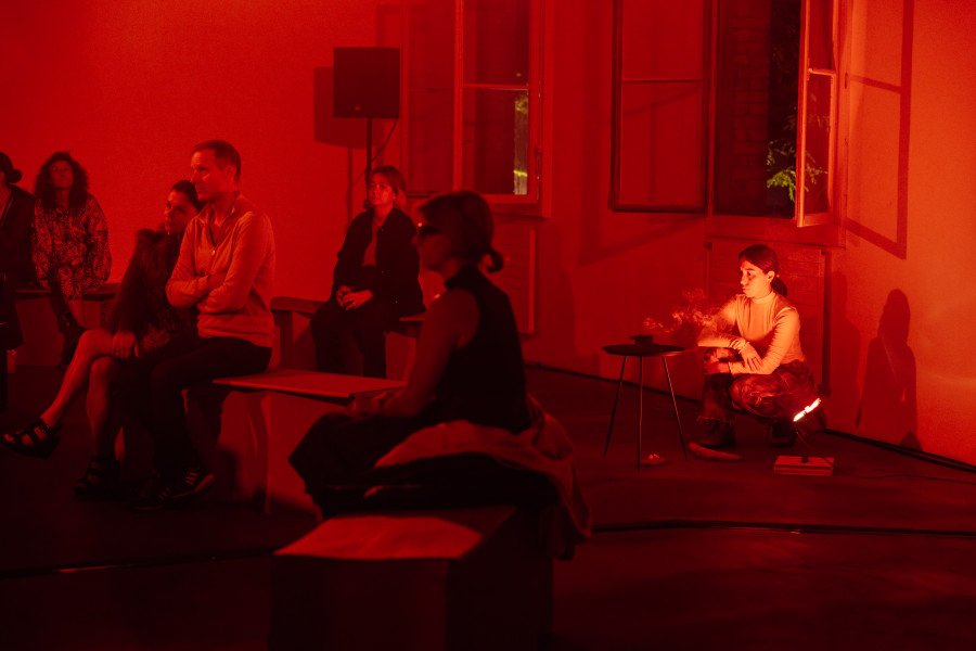 Multisensory evenings: #2 A quiet digest, Installation view, 2023, Friart.