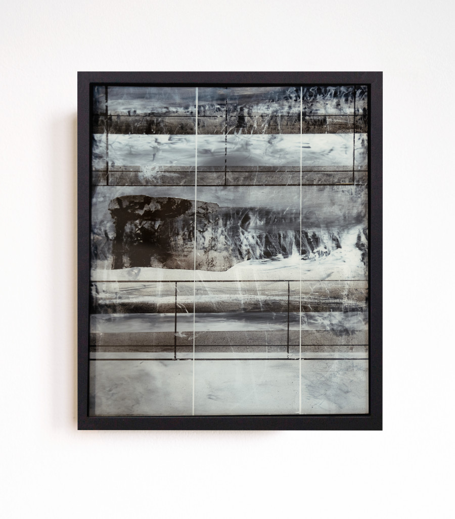 Exhibition view, Sebastian Haas, (Im)permanence, Vitromusée Romont, Freiburg, 2024-2025.