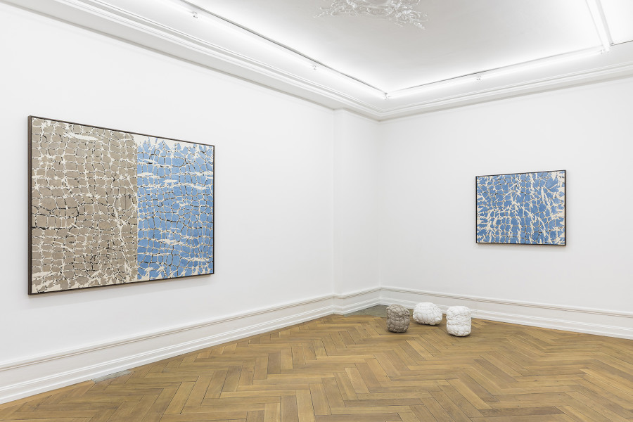 Exhibition view, Maia Ruth Lee "Nearing" at Mai 36 Galerie, Zürich, 2025. Photo credit: Peter Baracchi