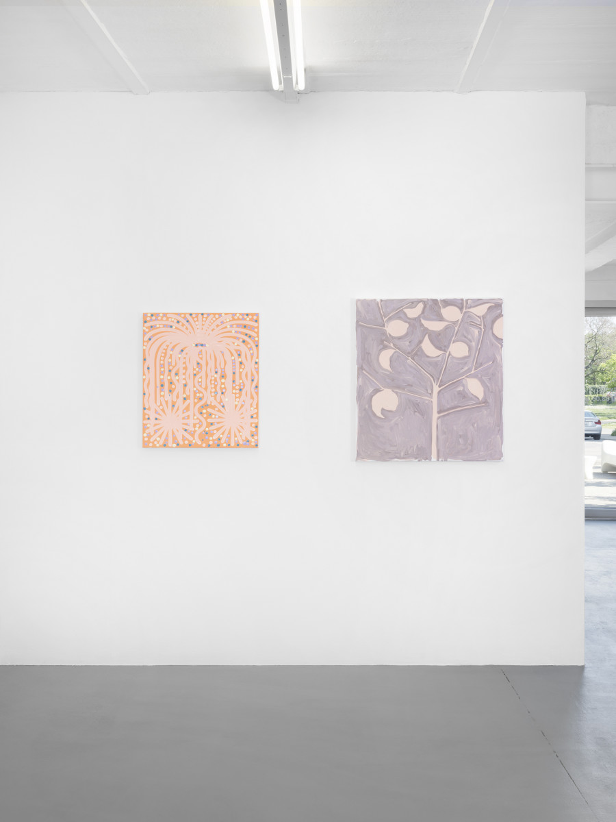 Hugo Capron: Garden Party, Exhibition view, 2023, galerie lange + pult, photo: Julien Gremaud