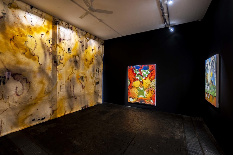 Exhibition view of Bourses de la Ville de Genève 2022 at Centre d’Art Contemporain Genève (02.09‒02.10.2022). © Centre d’Art Contemporain Genève. Photo : Julien Girard