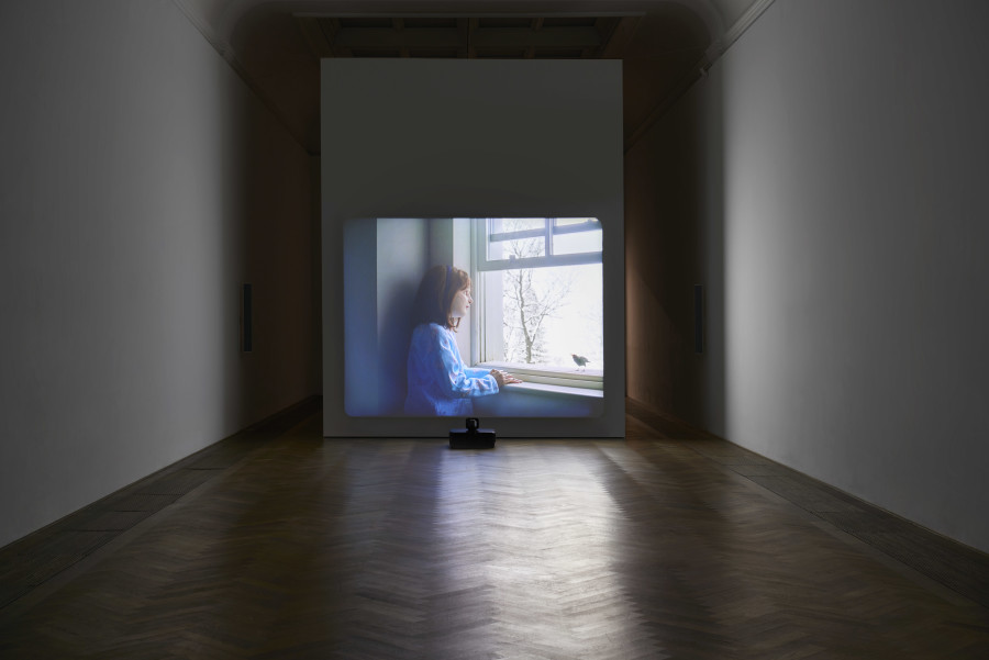 Diego Marcon, The Parents’ Room, 2021, installation view, in: Diego Marcon, Have You Checked the Children, Kunsthalle Basel, 2023, photo: Philipp Hänger / Kunsthalle Basel