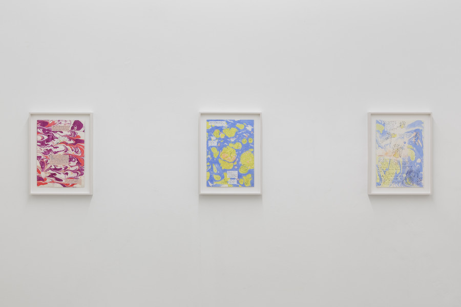 Exhibition view, Cosima zu Knyphausen, Homo Hobby, Galerie Oskar Weiss, Zürich, 2025. Photo credit: Gina Folly