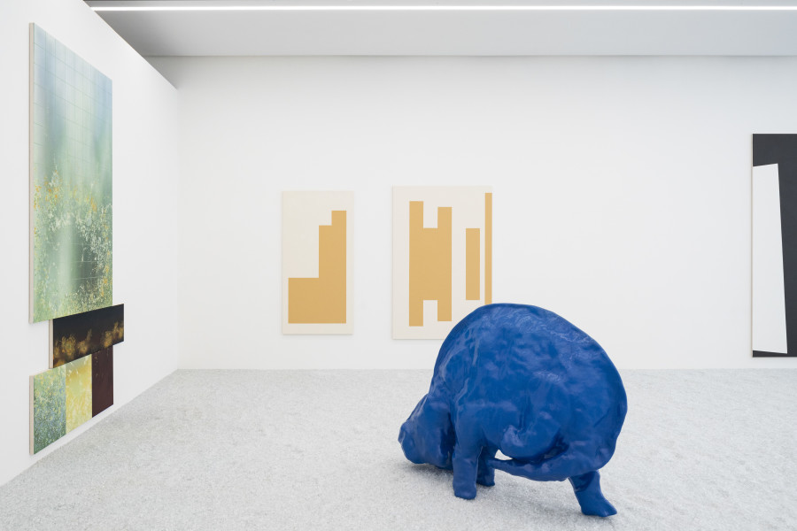 Vue de l’exposition Mirage. La collection d’art BCV invite Natacha Donzé, Gina Proenza, Jean-Luc Manz et Denis Savary au Musée cantonal des Beaux-Arts de Lausanne, 2023 Photo : MCBA, Jonas Hänggi