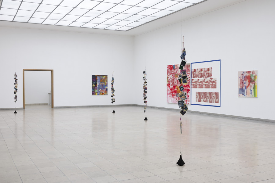 Rochelle Feinstein, The Today Show, installation view, Kunsthaus Glarus, 2025. Photo: Gina Folly. Courtesy the artist and Candice Madey Gallery