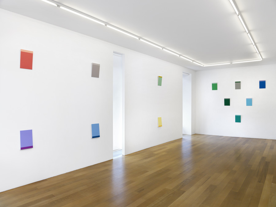 Exhibition view, Stéphane Dafflon, Tilted + Blurred, xippas, 2023. Photo credit: Annik Wetter