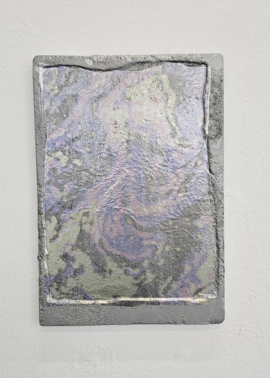 Paul Paillet, Social-Legitimity, Cast Aluminium, Aluminium foil, engraving, transfer, 29.5x41cm, 2023, ©Jean-Rodolphe Petter