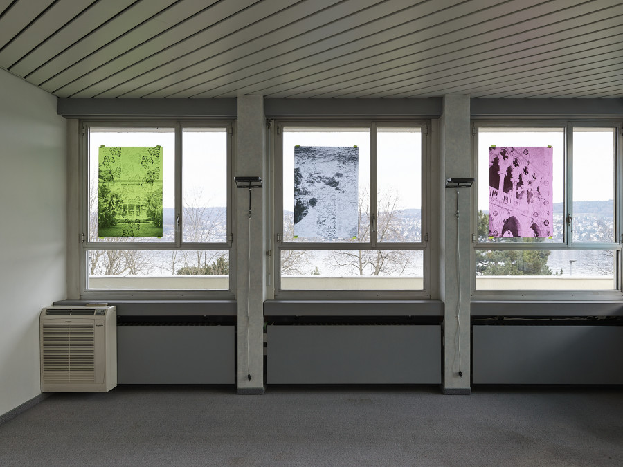 Installation view, light life memories, Nils Dunkel, flatmarkus, Kilchberg, Zürich, 2025.