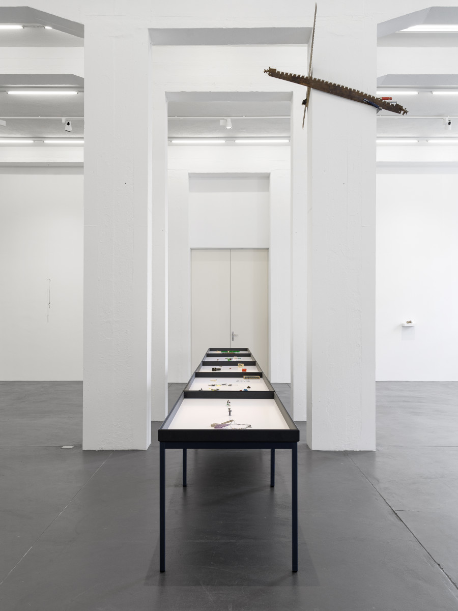 Installation view, Bernhard Schobinger, Against Method, Galerie Francesca Pia, Zurich, 2024. Photo: Cedric Mussano