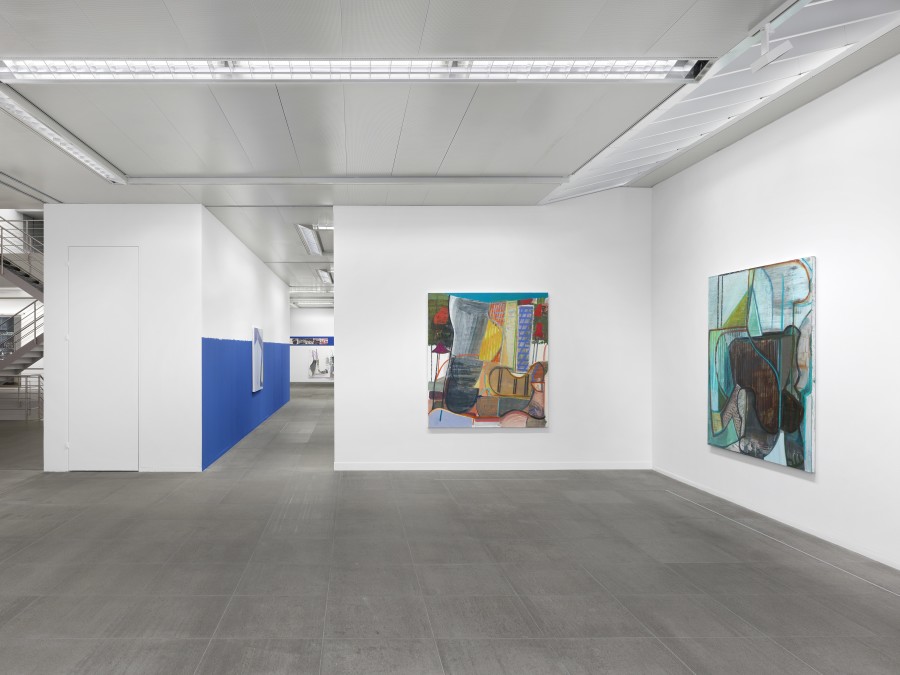 Installation view Amy Sillman. Oh, Clock!, Kunstmuseum Bern, 2024, photo: © Annik Wetter