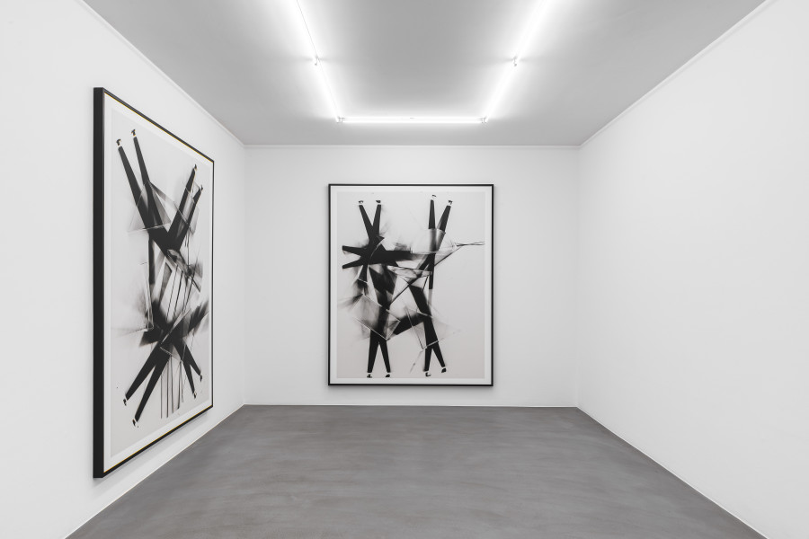 Exhibition view, Thomas Ruff "expériences lumineuses" at Mai 36 Galerie, Zürich, 2025. Photo credit: Peter Baracchi