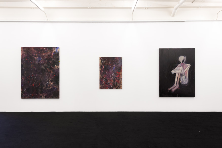 Installation view, Tobias Spichtig, Heavy Mental, Galerie Peter Kilchmann, Zürich, 2025.