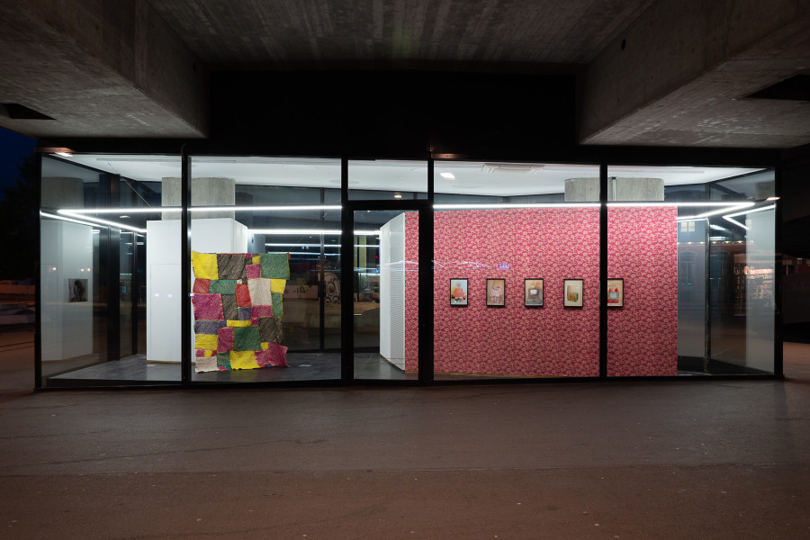 Ashfika Rahman, The typology of wounds, the mapping of healing, 2021. Installation view. VITRINE, Basel. Photographer: Marcel Scheible.
