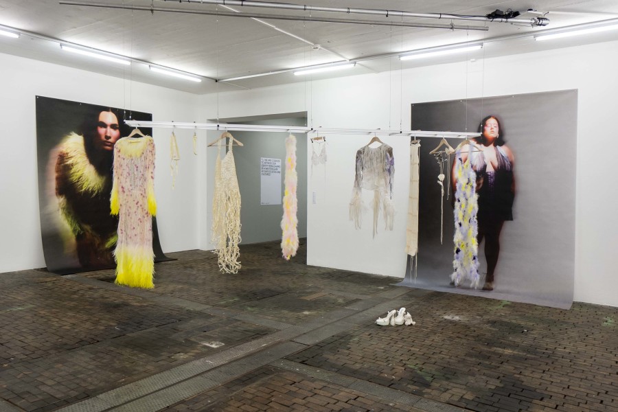 Exhibition view of Bourses de la Ville de Genève 2022 at Centre d’Art Contemporain Genève (02.09‒02.10.2022). © Centre d’Art Contemporain Genève. Photo : Julien Girard
