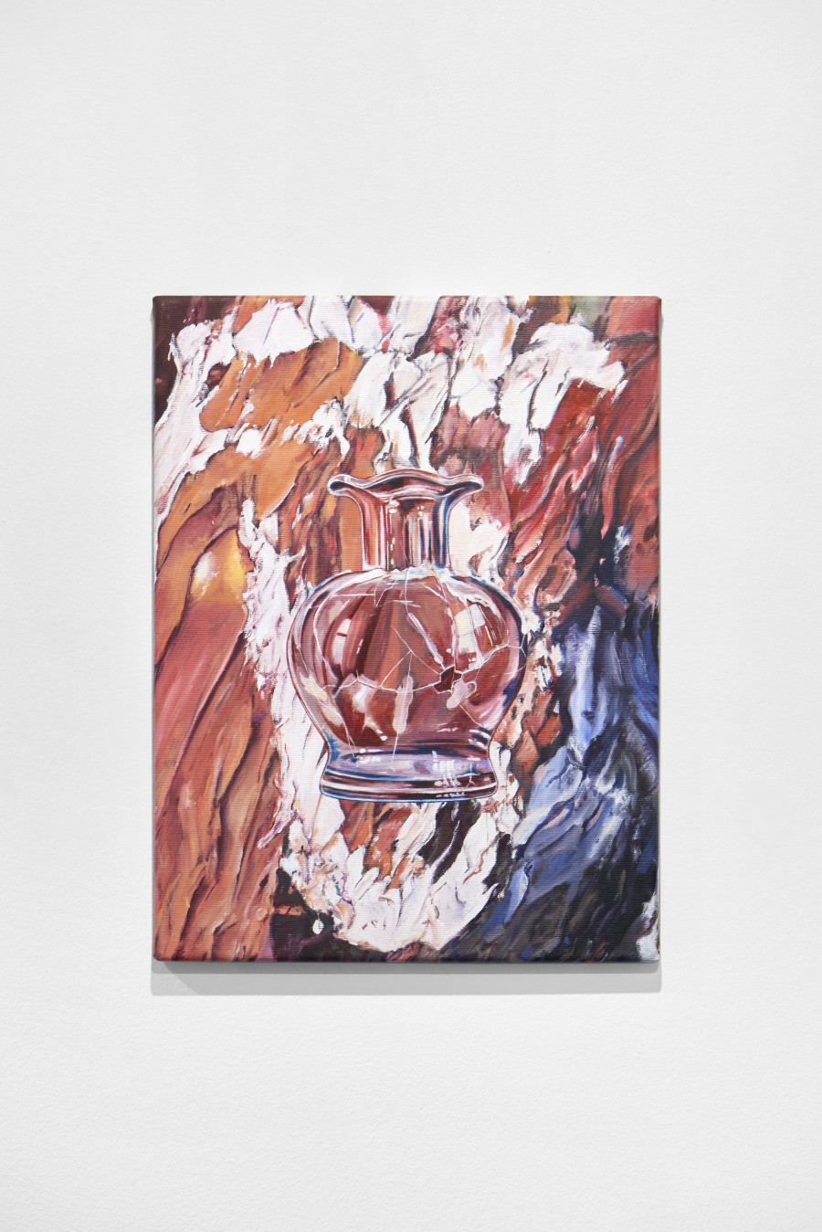 Mathieu Dafflon, Ines’s vase, 2022. Oil on canvas, 42 x 32 cm, (Ref. DAF010214). Photo: by Philipp Hänger