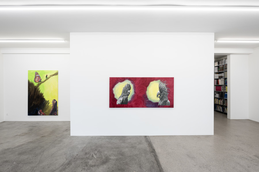 Exhibition view, Bada-Bing!, Monster Chetwynd, Galerie Gregor Staiger, Zurich, 2025. Photo: Galerie Gregor Staiger
