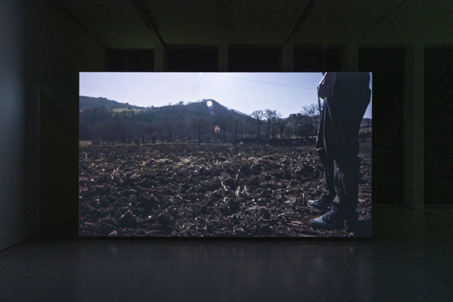 View of the exhibition Marie Cool Fabio Balducci. Dai campi all’elica at the Musée cantonal des Beaux-Arts de Lausanne, 2022. © Marie Cool Fabio Balducci. Photo: MCBA / Étienne Malapert