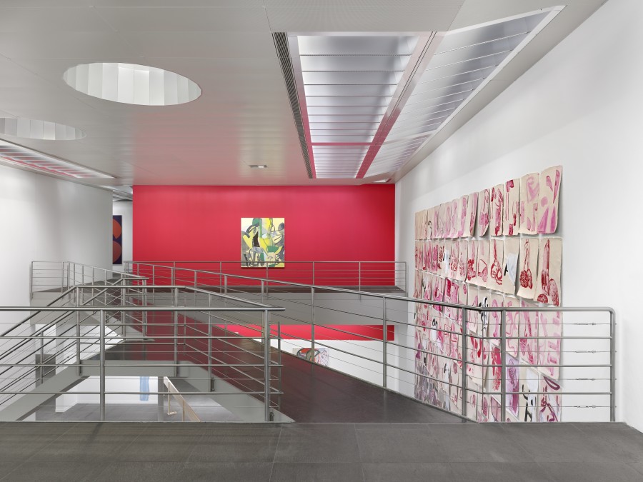 Installation view ‘Collection intervention by Amy Sillman’, Kunstmuseum Bern, 2025, photo: © Annik Wetter