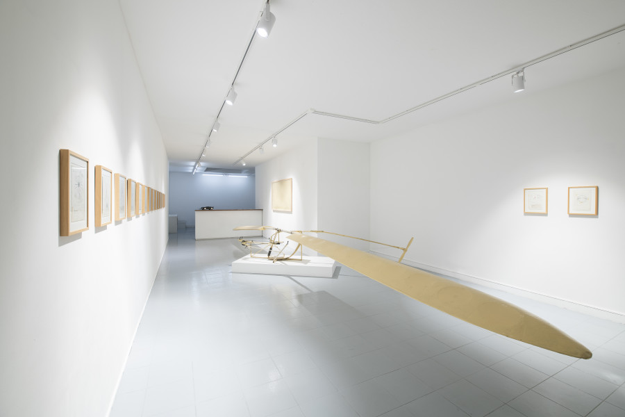 Installation view, Panamarenko, Wilde Genève, 2022, Photo: Grég Clement