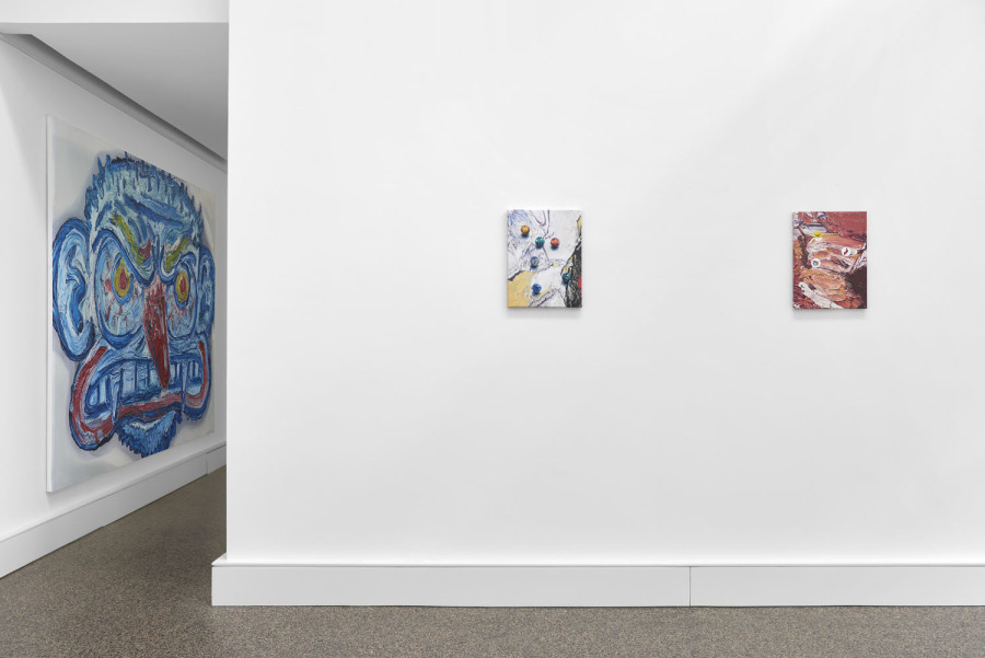 Exhibition view, Mathieu Dafflon, Facewalk / Jumprope, Wilde, 2022. Photo: by Philipp Hänger
