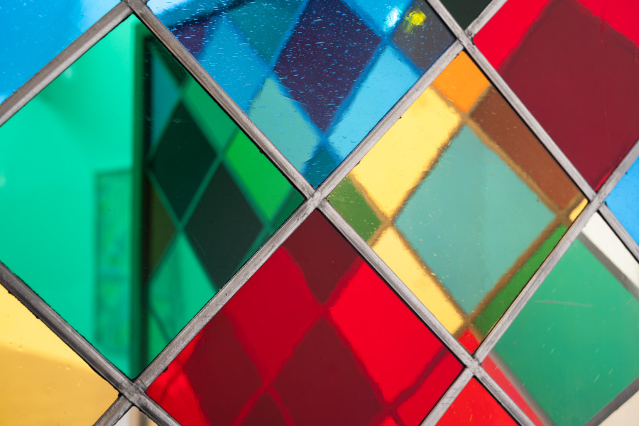 Exhibition view, Karim Noureldin, Tara, von Bartha, 2025, view on, Linr, 2025. Photo: Finn Curry / von Bartha. Courtesy of the artist and von Bartha