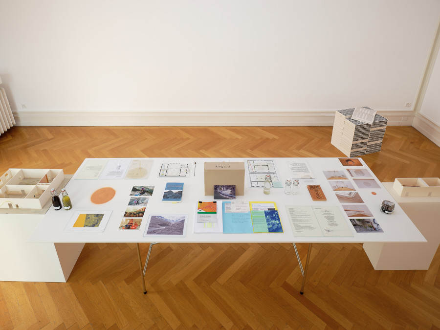 Exhibition view, Back to the Future, George Steinmann, Lofty Dryness. A growing Sculpture, 2003 – 2024, Kunsthalle Bern. Photo: David Aebi.