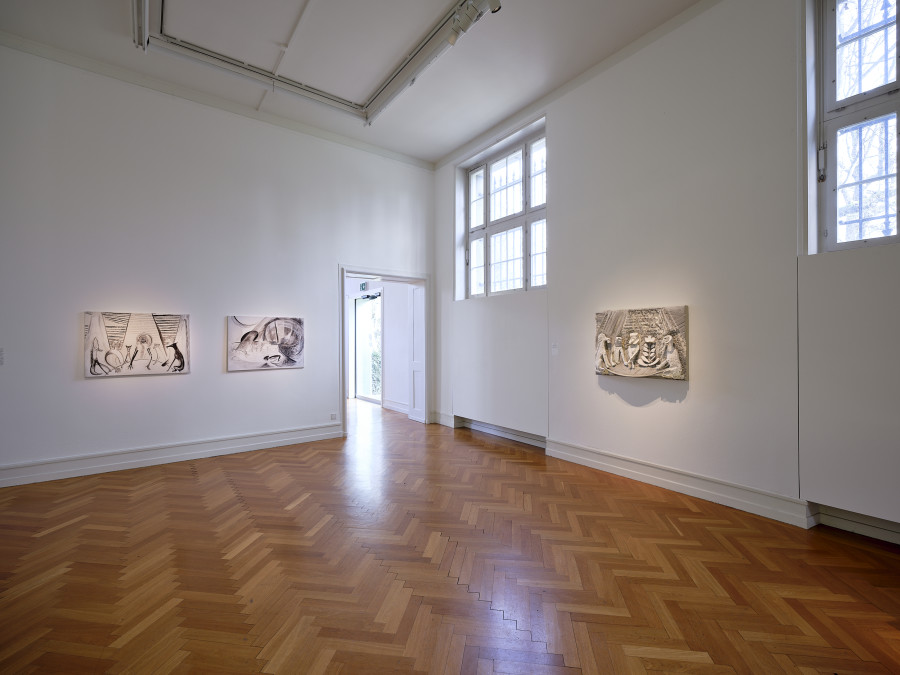 Lin May Saeed, exhibition views, Kunsthalle Bern, 2026. Photo: David Aebi. Courtesy: Estate Lin May Saeed; Jacky. Strenz, Frankfurt am Main.