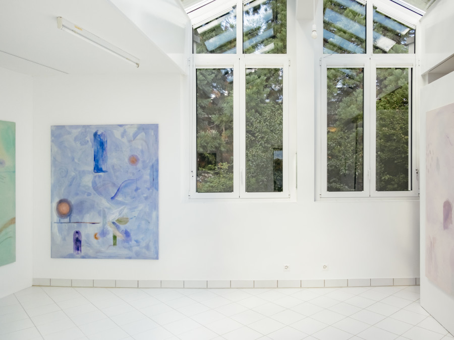 Zoé de Soumagnat, The water doubly sleep, installation view, 2022