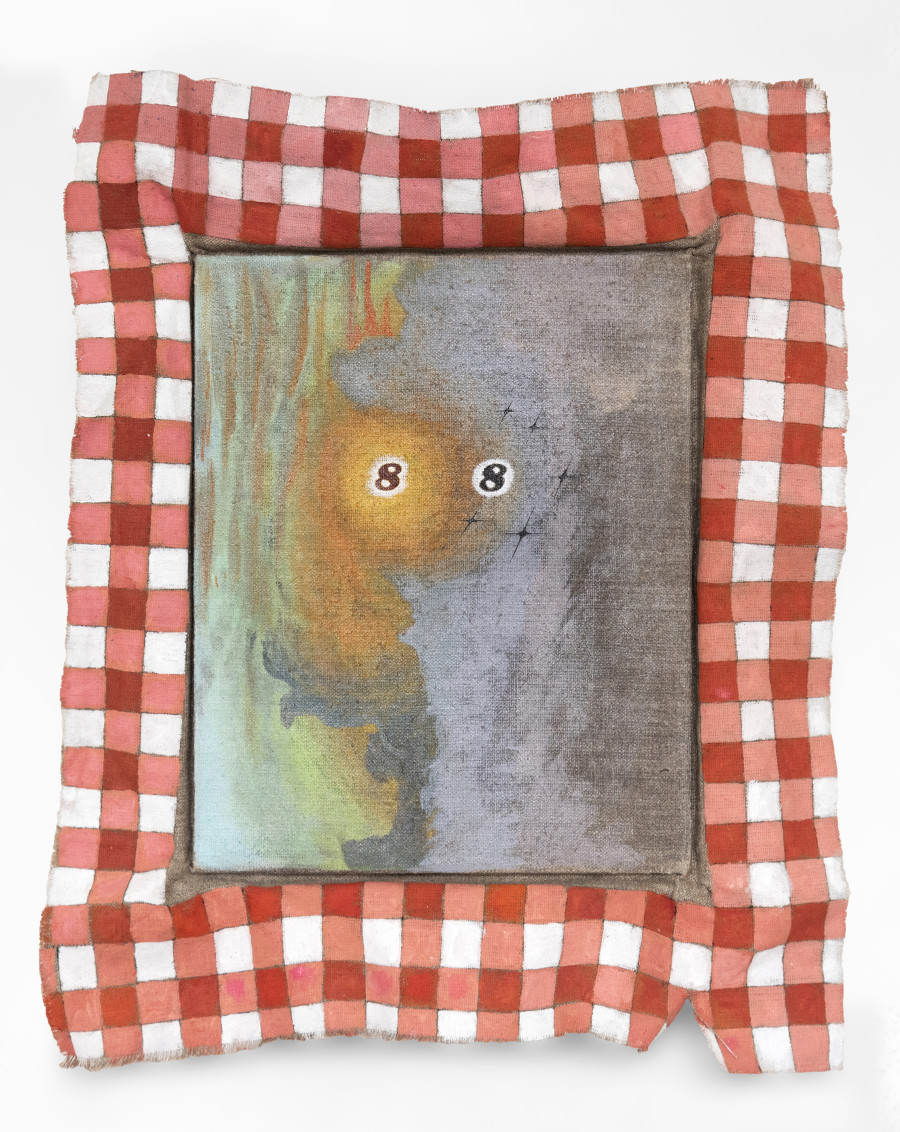 Elise Corpataux, Untitled (from ALL YOU HAVE IS NOW), 2022, Oil and acrylic on canvas, 50 x 39 cm. ©2024 suns.works and the artist. Photography: Claude Barrault, Remy Ugarte Vallejos et al.