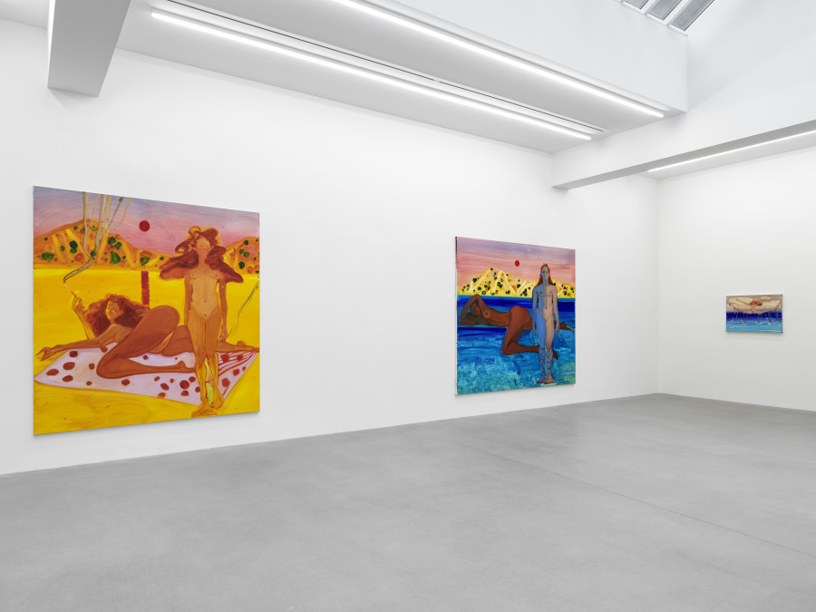 Installation view, Sofia Mitsola, Villa Venus: An Organized Dream, Galerie Eva Presenhuber, Zurich, Waldmannstrasse, 2023. © Sofia Mitsola. Courtesy the artist and Galerie Eva Presenhuber, Zurich / Vienna. Photo: Stefan Altenburger Photography, Zürich