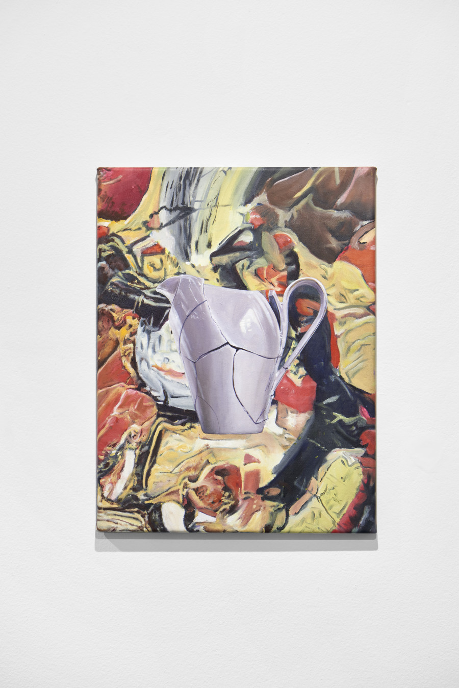 Mathieu Dafflon, Kelly’s jug, 2022. Oil on canvas, 42 x 32 cm, (Ref. DAF010218). Photo: by Philipp Hänger