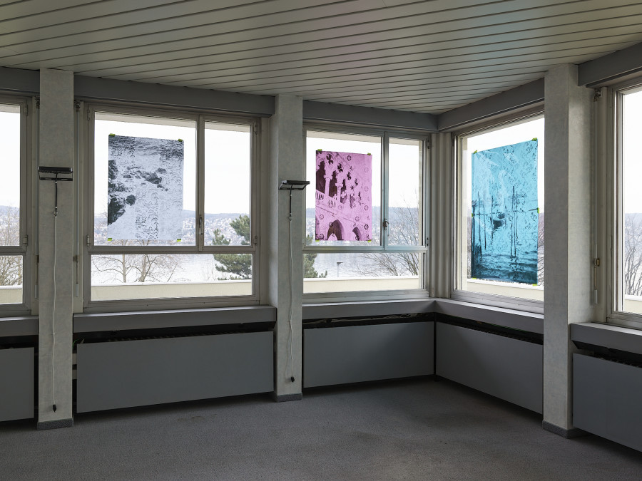 Installation view, light life memories, Nils Dunkel, flatmarkus, Kilchberg, Zürich, 2025.
