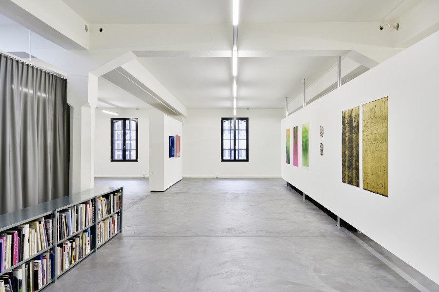 Installation view, monotypes shift, Part II, Edition VFO, 2023-2024. Photo credit: Bernhard Strauss