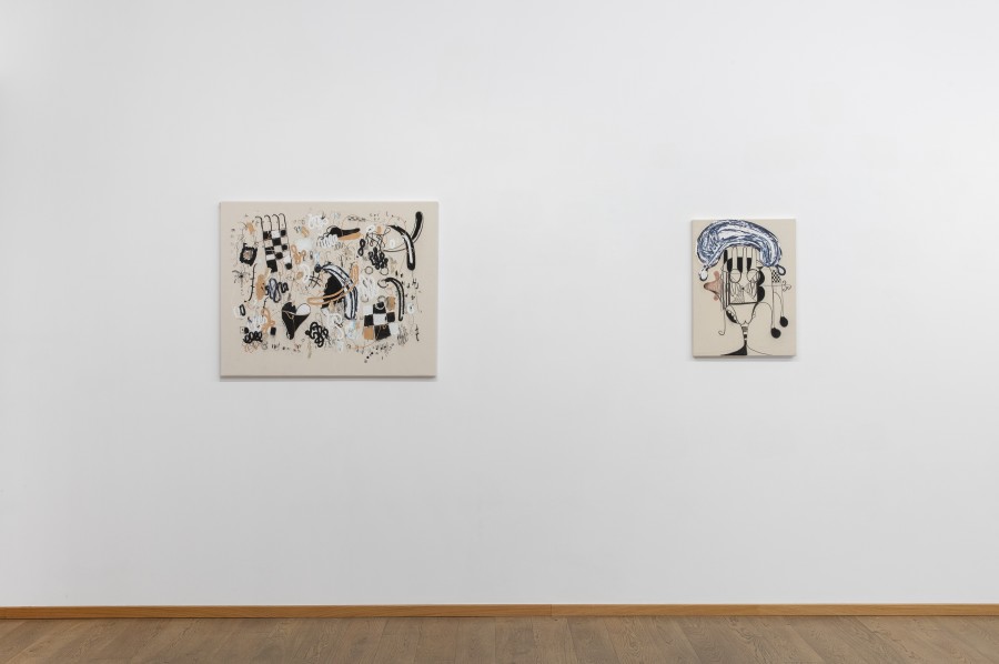 Installation view, Alexi Tsioris, Dwell raw, Livie Gallery, 2025, Photos: Esther Mathis