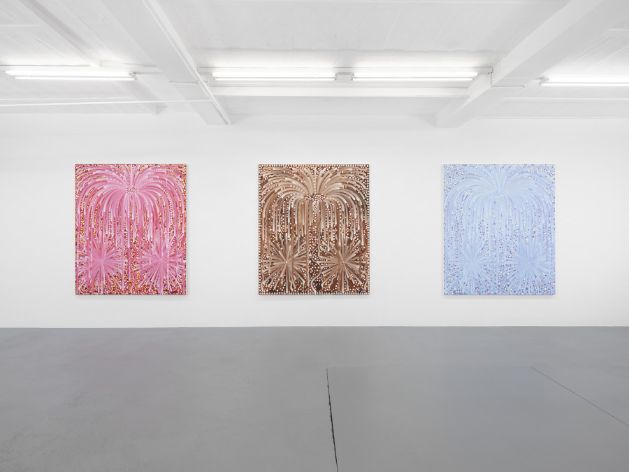 Hugo Capron: Garden Party, Exhibition view, 2023, galerie lange + pult, photo: Julien Gremaud
