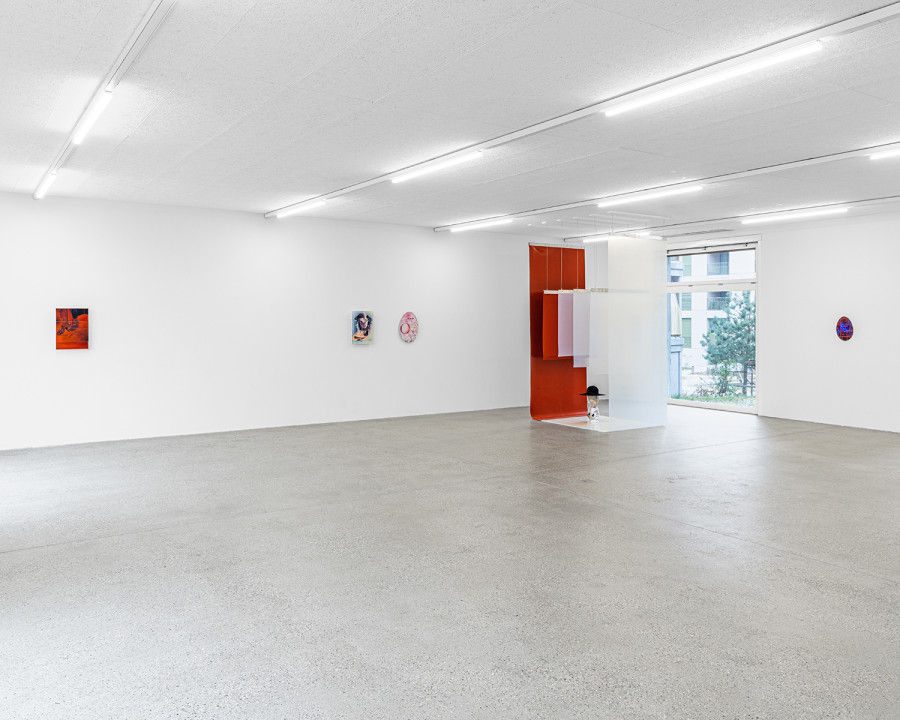 Exhibition view « Version Cue », Niels Trannois, CALM – Centre d’Art La Meute, Lausanne, Switzerland, 2025 / Photo: Théo Dufloo / Courtesy of the artist.
