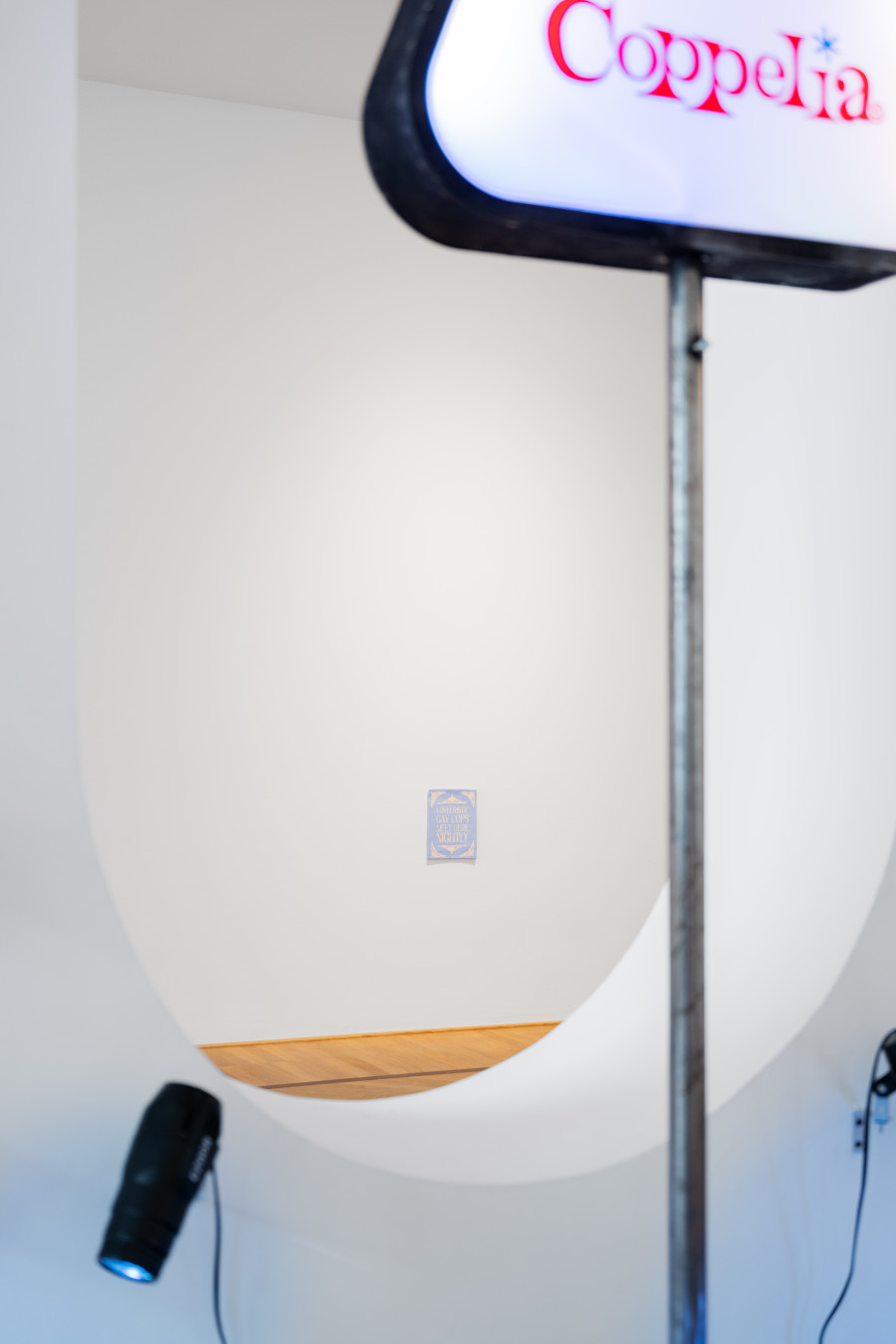 Installation view of Vincent Grange, 'The Madwomen of Chaillot', 2025, Galerie Fabian Lang, Zürich. Courtesy of the artist and Galerie Fabian Lang. © The artist and Galerie Fabian Lang