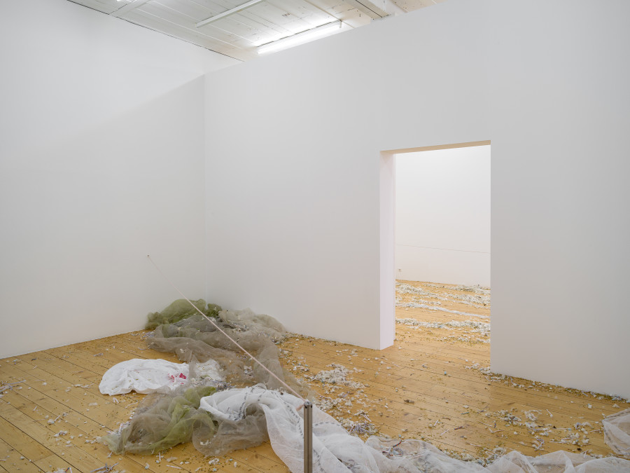Jason Dodge, installation view, Kunsthalle Friart Fribourg, 2026. Photo: Cedric Mussano