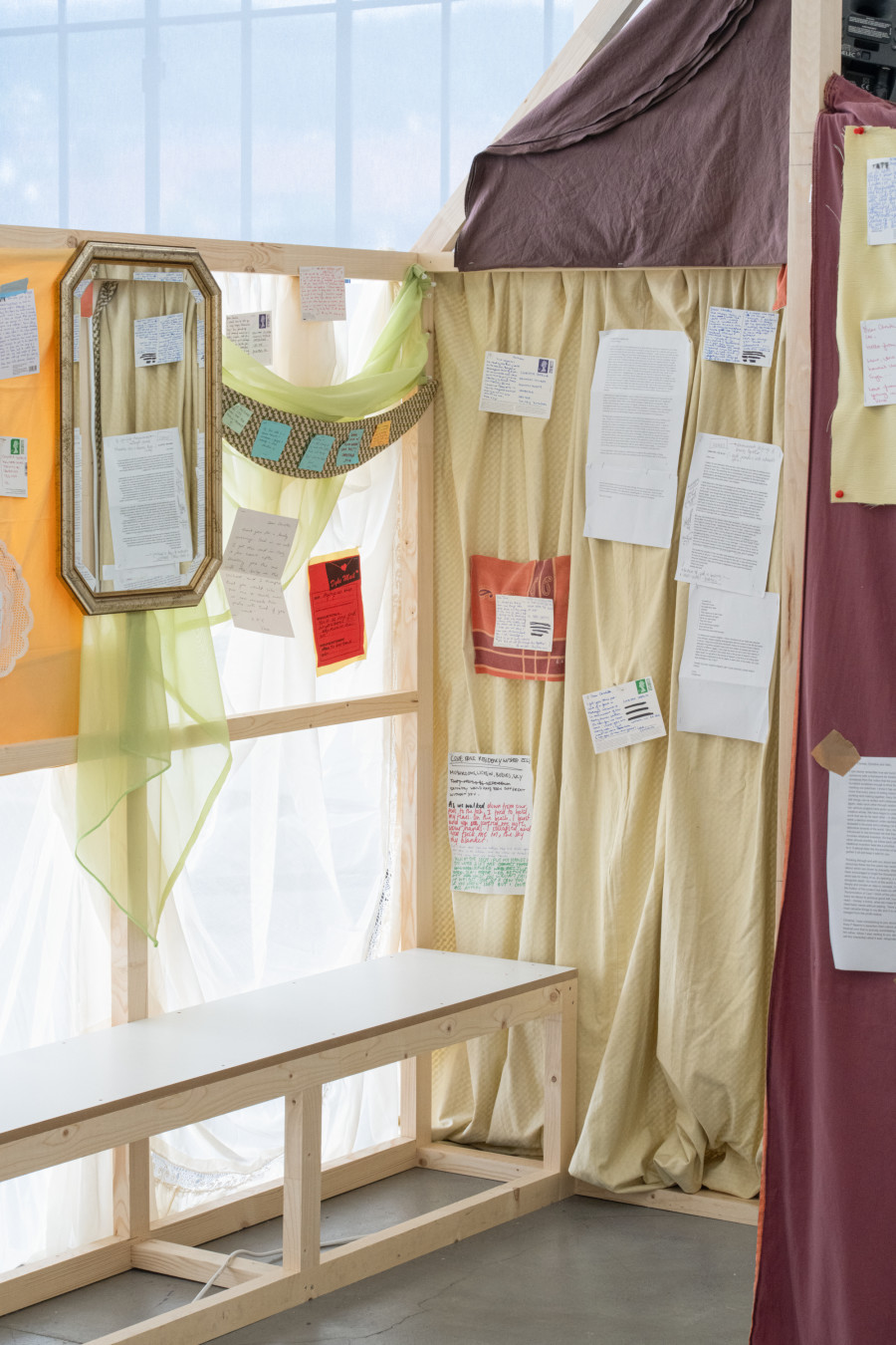 Bare Minimum Collective, An Accumulation of Care, 2025, courtesy of Bare Minimum Collective, commissioned by Migros Museum für Gegenwartskunst. Photo: Studio Stucky.