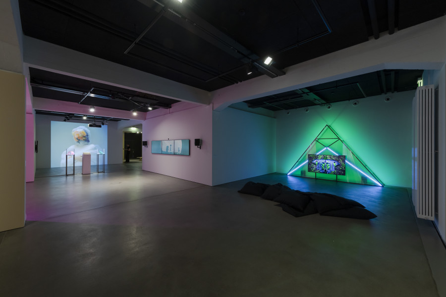 Exhibition view «Other Intelligences», 2025, HEK, photo: Franz Wamhof