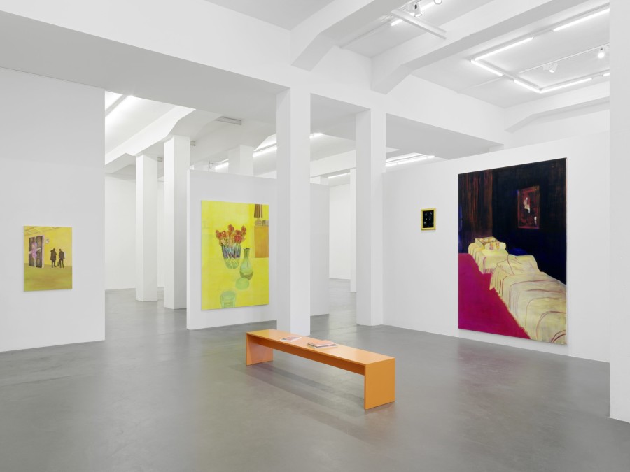 Installation view of Caro Niederer, Slowed down, Barbara Seiler.