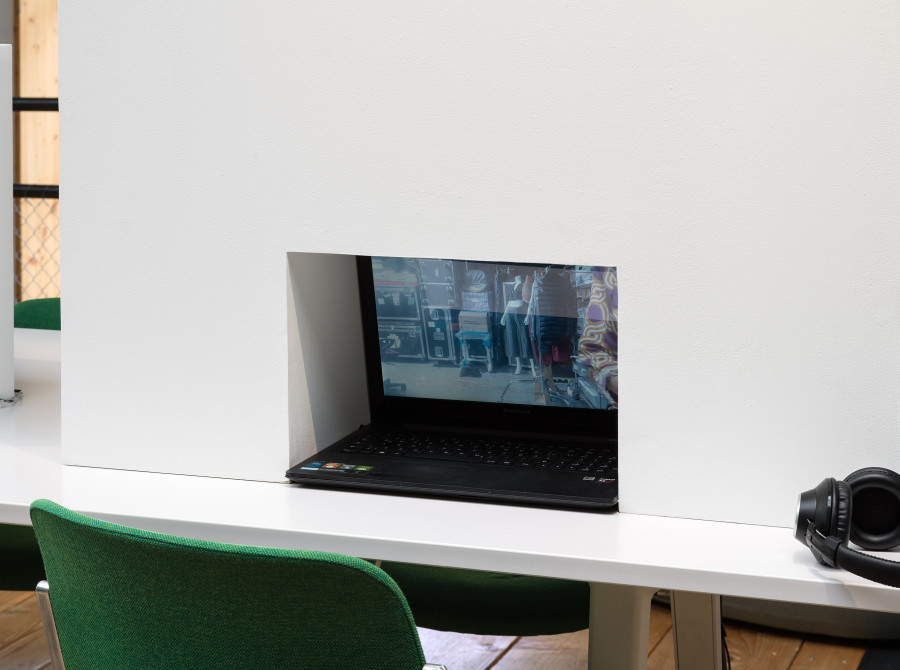 Sam Cottington, +, 2026, in All Day, Kunsthalle Winterthur at Museum Schaffen, 2026. Photo: Cédric Mussano. Courtesy of Kunsthalle Winterthur